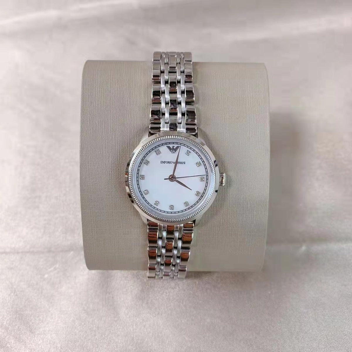 Emporio Armani AR1803 Women's Three-Hand Stainless Steel Watch Emporio Armani AR1803 Women's Three-Hand Stainless Steel Watch